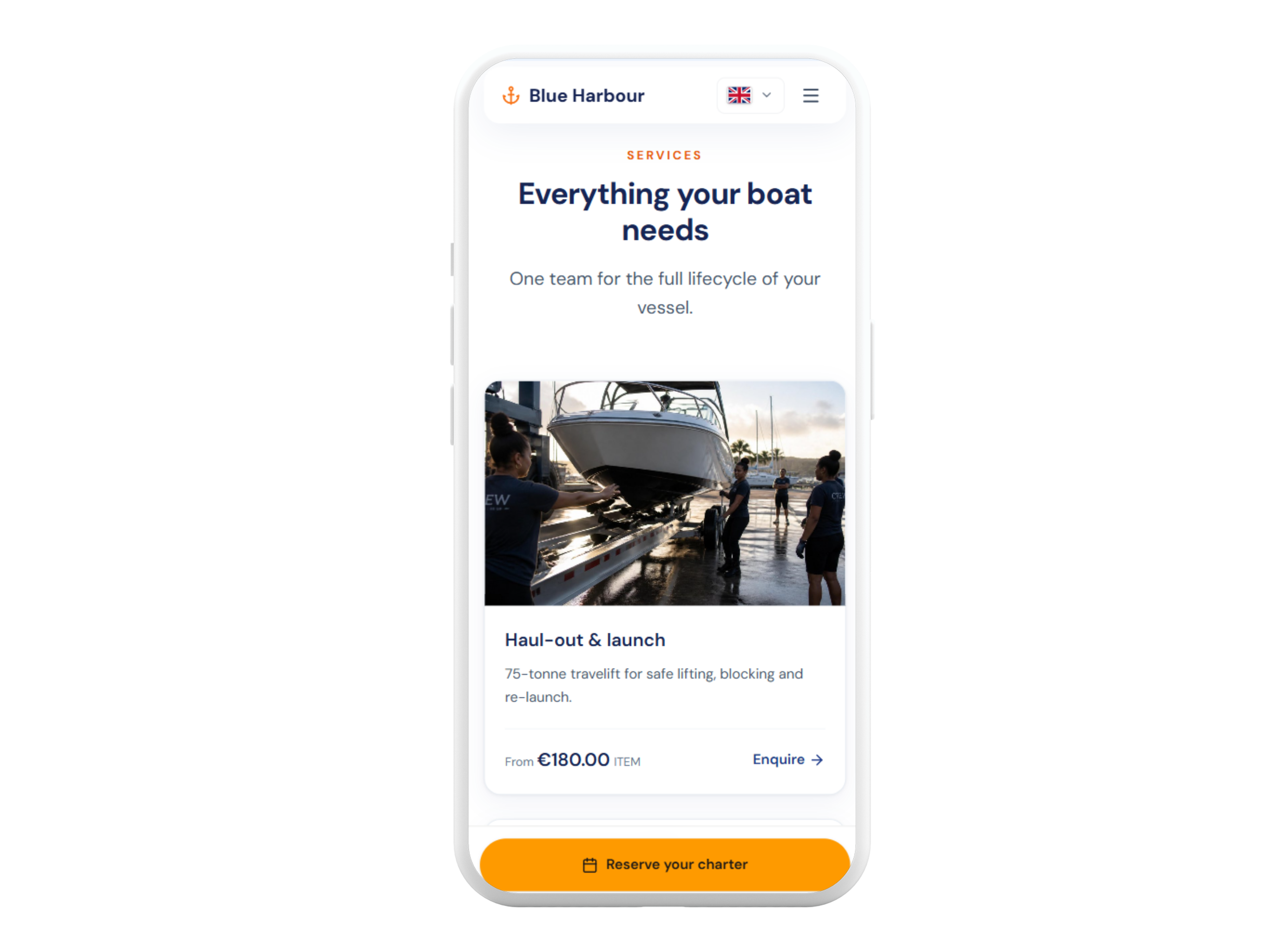 Yard services catalog on Nautilum Landing